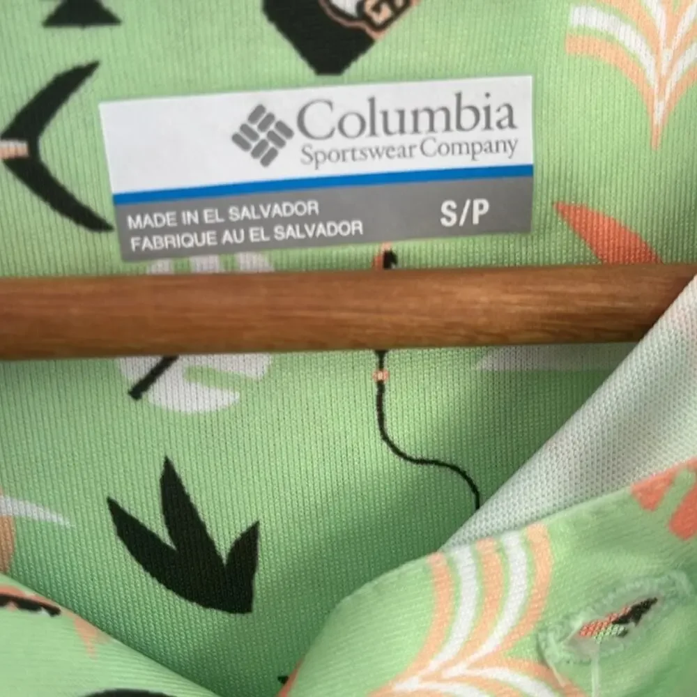 Columbia PFG Mens Super Slack Tide Stretch Polo Shirt Size Small